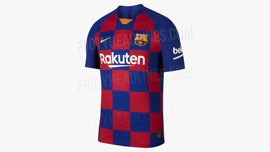 لباس جدید تیم فوتبال بارسلونا